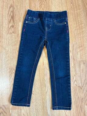 Vigoss Toddler Girls 4T Dark Wash Pull-On Denim Jeggings